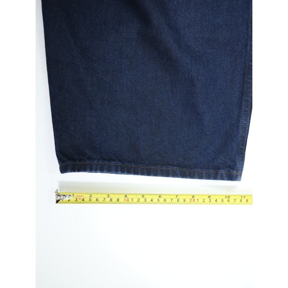 Good American Pleated Wide Leg Denim Trousers Dark Wash Luxury NWT Size 2 / 26 - Picture 12 of 16